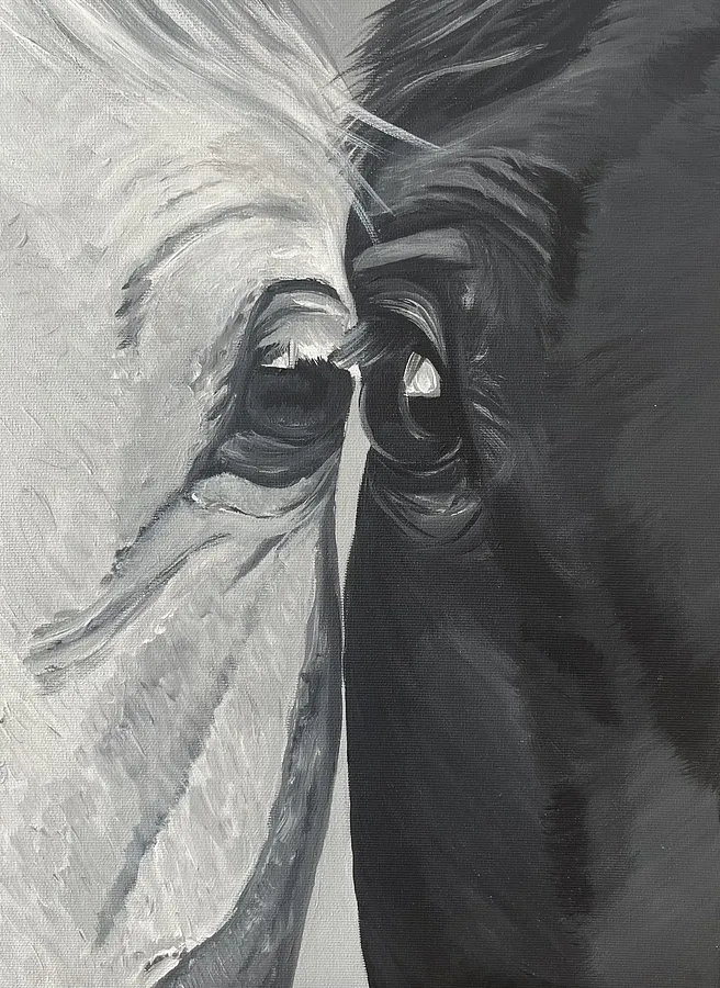 Image of Chess by Kate Bortnik, size: 30*40 cm, made of Canvas, Acrylic , Painting medium, from Lviv, priced at $100